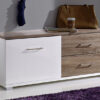 Schoenenkast Home Wit - Truffel eiken